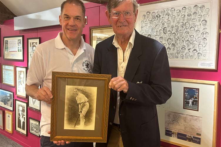 Andrew Maxwell (left) with Brian Rose