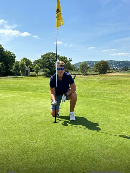 Deano Carlin - holed in one on the par 3 10th.