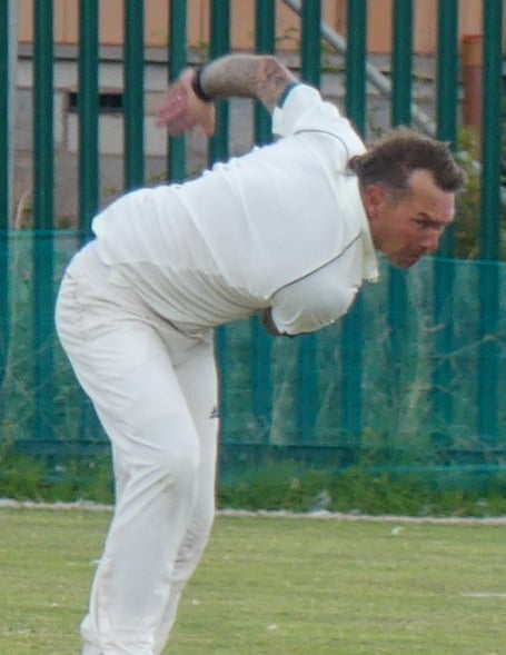 Rob Spiers - snapped up two wickets for Minehead 2nd XI.