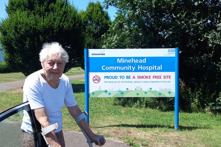 Mrs Chrissie Payne, a user of the Minehead Community Car Scheme 