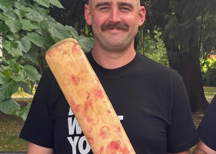 Charlie Tudball - scored splendid ton for Minehead 3rd XI