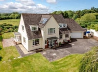 Spacious family home overlooking beautiful countryside now for sale