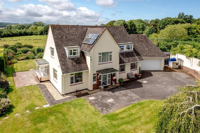 Spacious family home overlooking beautiful countryside now for sale