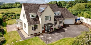 Spacious family home overlooking beautiful countryside now for sale