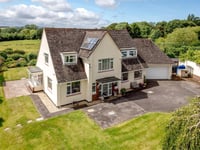 Spacious family home overlooking beautiful countryside now for sale