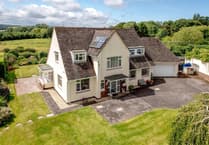 Spacious family home overlooking beautiful countryside now for sale