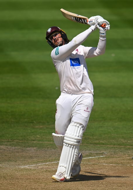 Tom Kohler-Cadmore on his way to his unbeaten 147