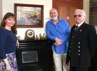 Railway station receives framed painting