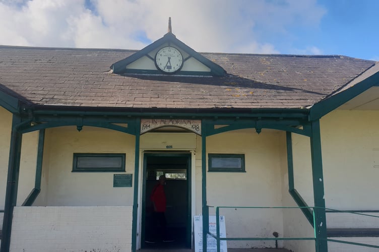 The roof of the pavilion in Watchet's war memorial recreation ground has been damaged during a recent surge in vandalism across the town.