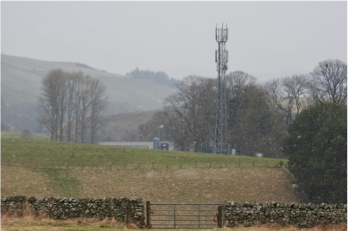 A telecoms mast similar one which Airwave wants to make taller on Exmoor. PHOTO: Building Digital UK.