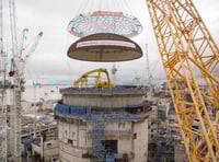 Another construction milestone passed for nuclear station