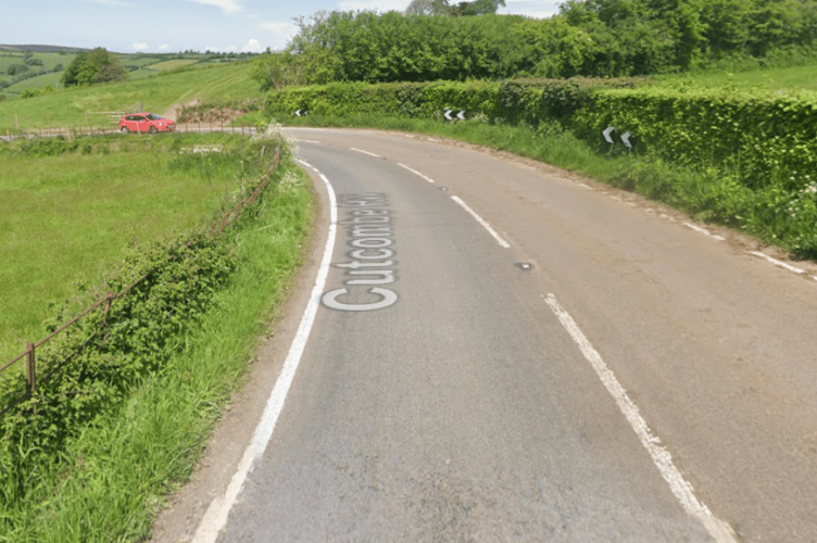 A view of the A396 Cutcombe Hill. PHOTO: Google Maps.