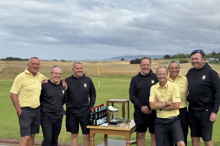 The winning team from Cornwall