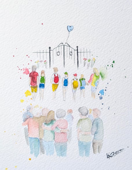 A poem and painting have been created for the community, entitled 'Thoughts on paper', by Hannah Norman in the wake of the Minehead school bus tragedy