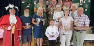 Village show blooms despite scorching weather