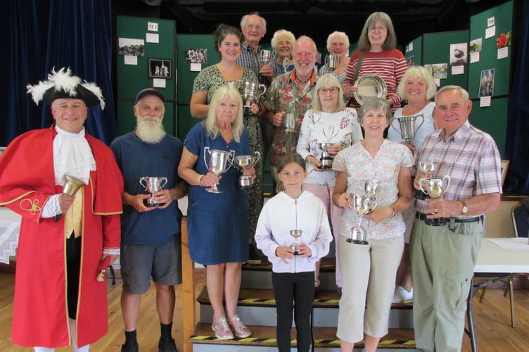 Porlock horticultural summer show trophy winners 2025