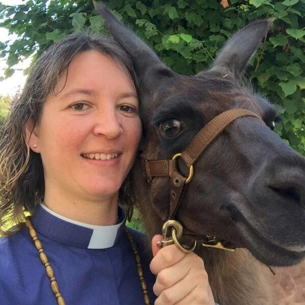 A 'mother's instinct' helped the Rev Chloe Kingdon save her daughter and another child from drowning off Dunster.
