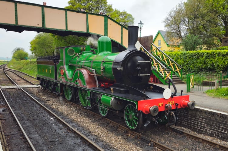 London and South Western Railway T3 4-4-0 No.563 is making its first appearance with the West Somerset Railway for a steam gala in October.