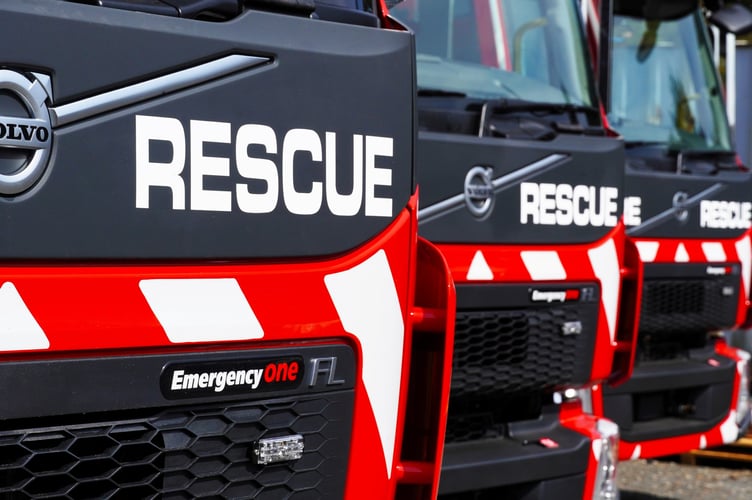 Firefighters tackled an early hours blaze in Watchet on Thursday. PHOTO: DSFR.