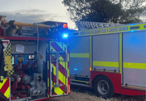 Fire crews turn out two days in row as West Somerset fields catch alight in heat