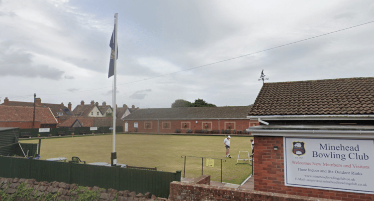 Talks are being held between Minehead Bowling Club and the town council over how to resolve anti-social behaviour in the adjoining Irnham Road recreation ground. PHOTO: Google Maps.