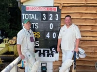 Cutcombe openers in record opening stand in win 