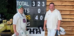 Cutcombe openers in record opening stand in win 