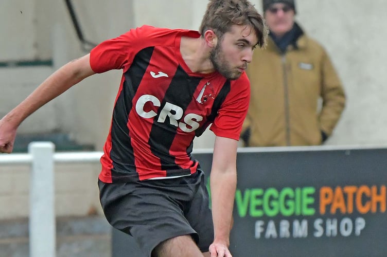 Ollie Prescott - came off the substitutes' bench to score the winner for Minehead