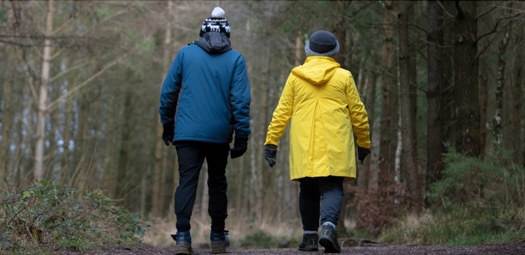 Rights of way are being kept open for walkers during timber harvesting on Croydon Hill but visitors are warned to follow any signs. PHOTO: Forestry England.