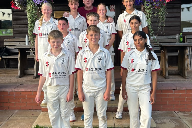 Stogumber's unbeaten Under 13 side