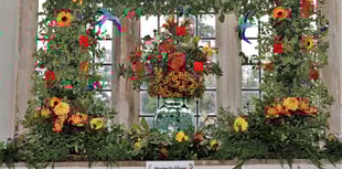 Flower festival with the sound of music