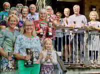 Village flower show beats the dry weather