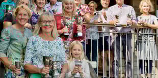 Village flower show beats the dry weather