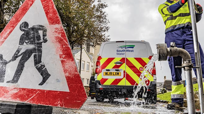 Leaks should be reported for water companies to fix as quickly as possible.