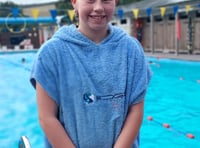 Eleven-year-old swims 16 miles for pool fund