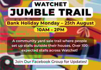 Jumble trail being held across Watchet on Bank Holiday Monday