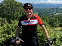 Kidney charity cyclist takes on challenge while having dialysis