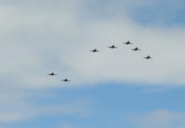 Red Arrows to be seen overhead Friday and Saturday if weather permits