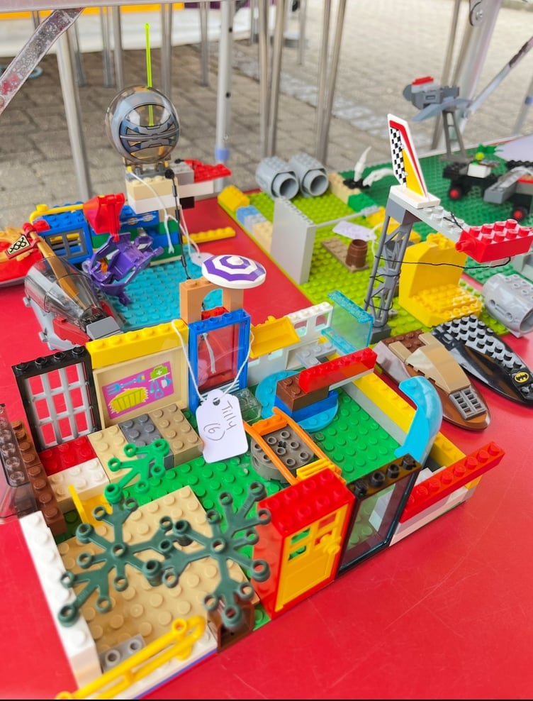 Lego building is one of the fun activities during the week of Watchet Summertime.