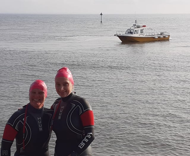 Charity sea swim is a West Somerset first