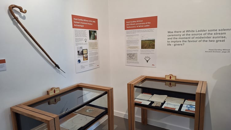 Part of the display in the Museum of Barnstaple and North Devon,