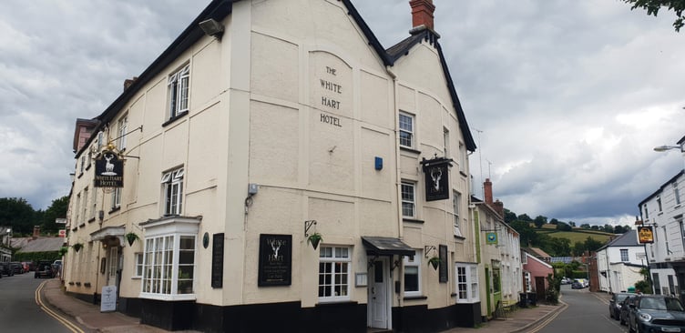 The now closed White Hart Hotel, Wiveliscombe, for which food critic William Sitwell has ambitious plans.