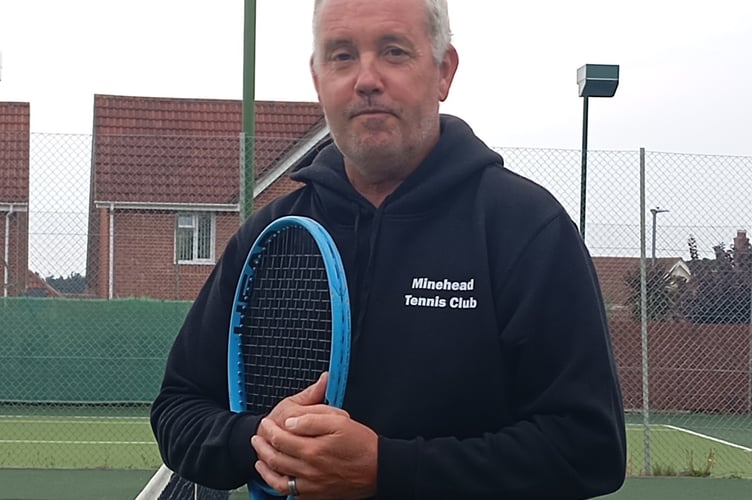 Aaron Flamson - Minehead Tennis Club's new head coach