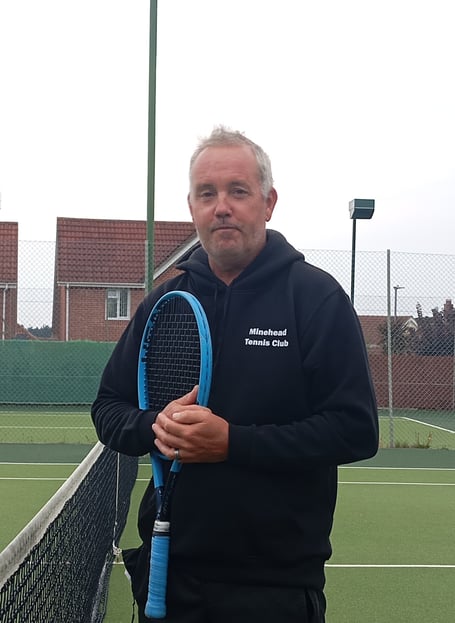 Aaron Flamson - Minehead Tennis Club's new head coach