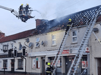 Family made homeless by village fire