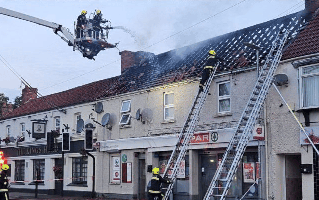 Family made homeless by village fire