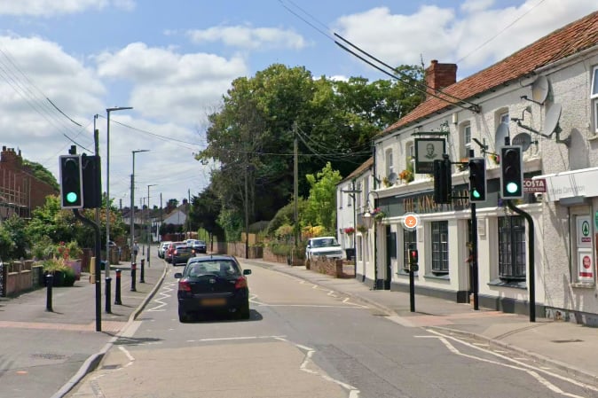 People were being warned on Saturday to avoid High Street, Cannington, after a large fire broke out.