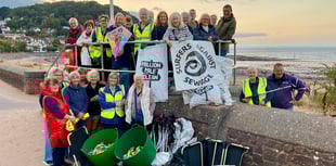 WI helps clean up town's beach