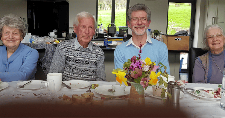 Some of the West Somerset volunteers helping Re-engage break the cycle of loneliness for elderly people.