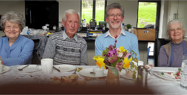 Some of the West Somerset volunteers helping Re-engage break the cycle of loneliness for elderly people.
